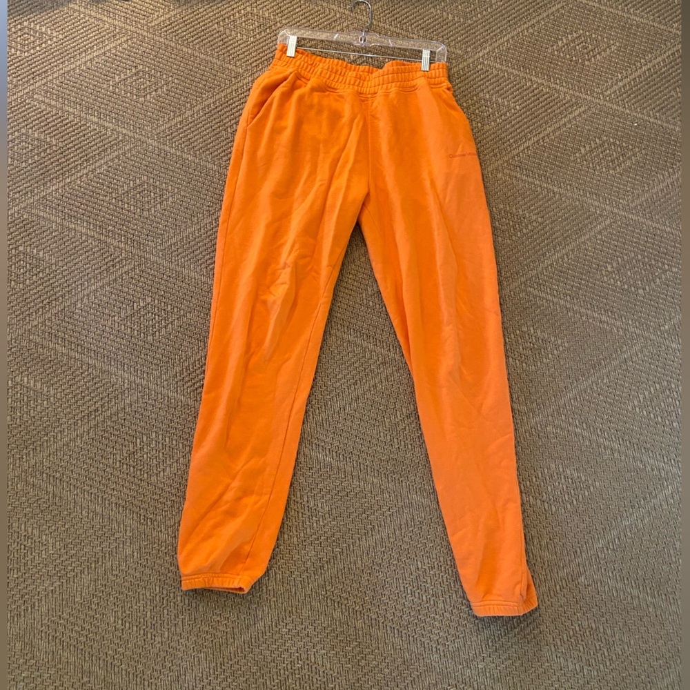 Outdoor Voices orange sweatpants in size medium!